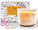 T&H Citronella Candles Scented 3 wick, GIANT 1lb Natural Soy Wax, Glass Jar 17 oz, 80 Hour Burn, Natural Mosquito Repels, Outdoor and Indoor