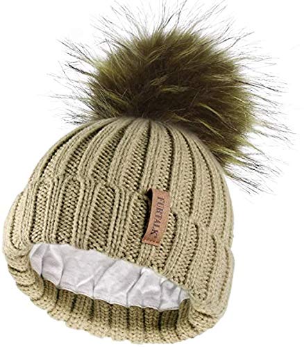 khaki pom pom hat