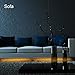 Led Light Strip VILSOM Motion Activated Bed Light Bedside Led Sensor Strip Light Led Strip Sensor Night Light with PIR Sensor for Closet,Kitchen Cabinets,Bedroom, Kids and Elder's Room(Single sensor)