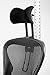 Atlas Headrest Designed for The H.M. Aeron Chair | Ergonomic, Comfortable, and Extremely Durable | Exact Color Match | Highly Engineered and Made in The USA (Graphite)