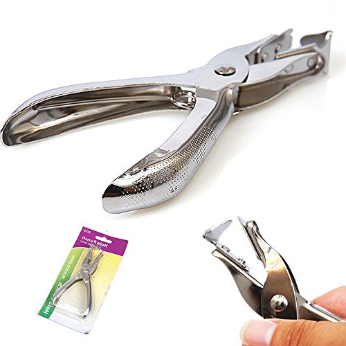 Hand Punch 1 Hole 1/4 Inch Punch 10 Sheets Office Tools, Circle - Thumbnail 5