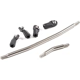 Stainless Steel Steering Links for F10 F10T Straight Axle | for Vanquish VS4-10 F10 Straight Axle with Behind the Axle Servo Mounting