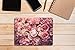 TOP CASE - MacBook Pro 15 WITH Touch Bar (2017 & 2016 Release) 2 in 1, Floral Pattern Rubberized Hard Case + Keyboard Cover for MacBook Pro 15