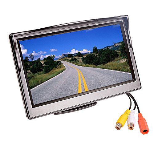 Car Rearview Monitor Desktop Mounting Bracket 5 Inch TFT LCD Color Rear View Screen SINOVCLE