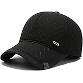 FASHIXD Winter Baseball Cap Men's Winter Hats with Earflaps Cold Weather Caps Adjustable
