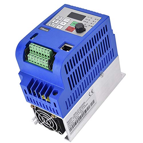 Jadpes Vector Motor Inverter Speeds Regulator,AC220V 2.2KW Single Phase to 3 Phase Motor Drive VFD Frequency Speeds Controller for Adjustable Variable Frequency Drive - Thumbnail 5