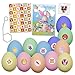 Easter Eggs Decorating Kits; Includes 4 Kits, 192 Stickers and 20 Dye Tablets in 5 Colors