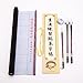 THY COLLECTIBLE Chinese Japanese Magic Rewritable Calligraphy Water Writing Fabric Cloth Brush Pen Set, Practicing Chinese Calligraphy Or Kanji Made Easy, Rice Paper replacement & Inkless