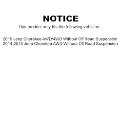 Front Rear Wheel Bearing & Hub Assembly Kit For