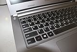 Folox Thin Transparent Waterproof TPU Keyboard Protector Cover for Lenovo Yoga 2 Pro 13, Yoga 3 14, M30 S40-70 M40-70 U31-70 E31-70, Yoga 900, Yoga 700-14, Yoga 4 Pro, IdeaPad 700S 500S-13