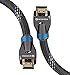 Farstrider 4K HDMI Cable/HDMI Cord 10ft - Ultra HD 4K Ready HDMI 2.0 (4K@60Hz 4:4:4) - High Speed 18Gbps - 26AWG Braided Cord-Ethernet /3D / HDR/ARC/CEC/HDCP 2.2 / CL3