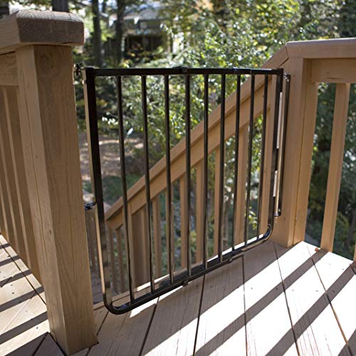 Cardinal Gates Black Stairway Special Outdoor Child Safety Gate