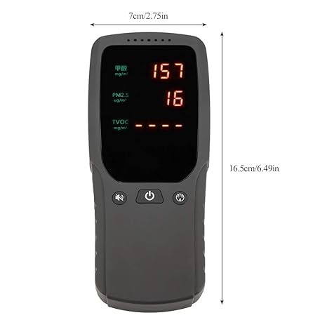 Alomejor Portátil De Mano Digital De Calidad Del Aire ...