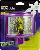 Jasco Nickelodeon Teenage Mutant Ninja Turtles Automatic LED Night Light, 13399