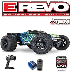 Traxxas 1/10 Scale E-Revo Brushless Racing Monster Truck, Green