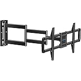 MOUNTUP Full Motion TV Wall Mount with 30” Extension & Tilt & Swivel for Most 42-75 Inch TVs, Long Arm TV Mount Corner Bracket Articulating Arm Mount, Max VESA 600x400mm and Up to 99 lbs, MU0057-L