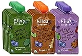 Ella's Kitchen 6+ Months Organic Baby Food, Fruits and Vegetables Variety Pack, 3.5 oz. Pouch (18 Count)