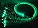 CHINLY 16W Remote RGBW Twinkle sparkle fiber optic curtain light 300pcs 1.0mm flash point 9.8ft waterfall sensory light kit
