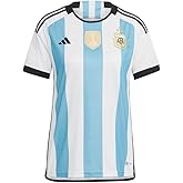 adidas Women's adidas Women's Soccer Argentina 2022 3-star Winners Home Jersey