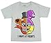 Five Nights at Freddy's Split Face Boys Youth T-Shirt S Gray