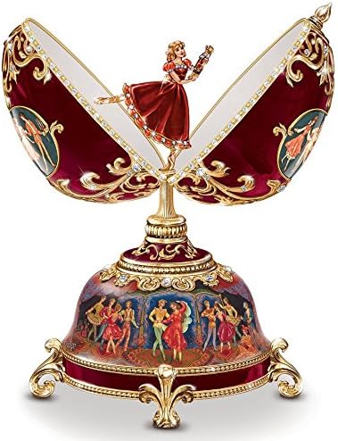 Porcelain Musical Egg- "The Dance of the Sugar Plum Fairy"