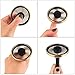 Mothca Fidget Hand Spinner Toy Circular Stress Reducer Gold Metal Brass Finger Toy Mute Balance Spin 3-5 Minutes Gadget Perfect Size for Kids Ladies ADHD Anxiety Autism Adult Gift (Round)