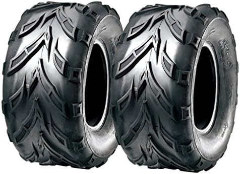 Dong Fang 19X9.5-8" Radial Tubeless Tire Offroad 4 PLY 8 inch for ATV UTV Go Kart Quad Buggy (pack of 2)