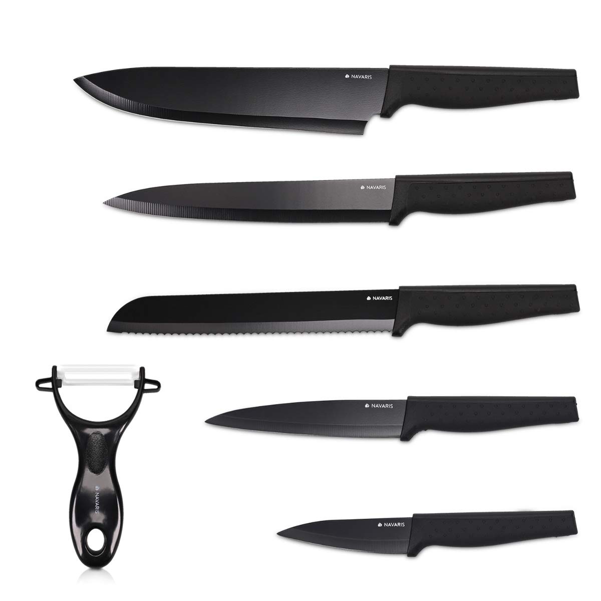 Navaris-Set-de-6x-cuchillos-mondador-incluido-5x-cuchillos-de-acero-inoxidable-y-1x-cuchillo-pelador-de-verduras-de