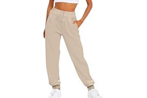 OIUCVGB Sweatpants for Women Cinch Bottom Drawstring Elastic Waist Pants Athletic Yoga Joggers Lounge Trousers with Pockets