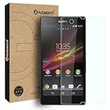 Arbalest Sony Xperia Z Screen Protector ,[Invisible Defender] 0.3mm Thickness 2.5D Rounded Edges 9H Premium Real Tempered Glass, [Explosion Proof] Anti-Glare , Crystal High Clear 9H Hardness