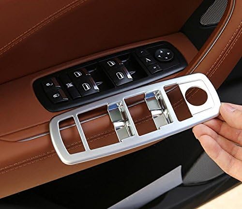 For Maserati Levante 2016 Car Styling Door Window Lift Button Cover Trim Sticker Accessories New Arrivals