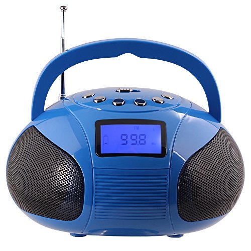 title=August SE20 – Mini Bluetooth MP3 stereo system – Radio portatile con potente