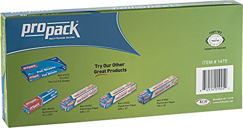 Propack Aluminum Siver Foil Precut Pop up Sheets (14 x 10 (50 Sheets)) - Thumbnail 2