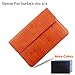 Megoo Leather Cover for Micosoft Surface Pro 3/4 12.3-Inch - Brown