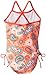 Kanu Surf Girls 1 Piece Swimsuit, Secret Garden Coral Paisley, 10