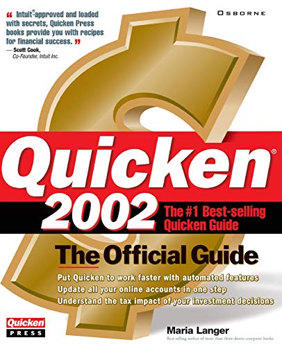Quicken(R) 2002: The Official Guide by Maria Langer