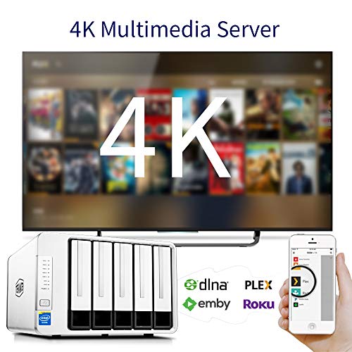 TerraMaster F5-420 NAS 5Bay Cloud Storage Server Intel Quad-Core 2.0GHz Network RAID Storage (Diskless) - Thumbnail 6