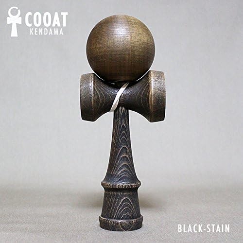 Amazon ストリートけん玉 エクストリームけん玉 Cool お洒落 デザイン プレゼント 競技用 けん玉 Kendama Cooat Kendama ブラック ステイン けん玉 おもちゃ