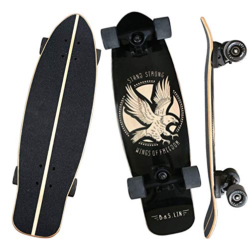 B&S.LIN 27.5 ”x 8” Skateboard is a Versatile Skateboard That You can