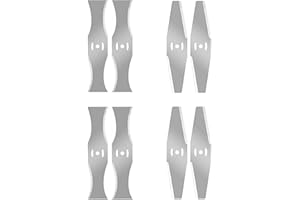 8pcs Metal Blades, for Cordless Weed Wacker Battery Powered, (Package Only Metal Blade, Electric Brush Cutter Needs to Be Pur
