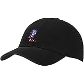 Bioworld Sonic The Hedgehog I'm Outta Here Black Unstructured Baseball Cap