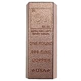 One Pound Copper Bar in a Custom Vx Investments Microfiber Pouch. Pure .999 Bullion. Includes free bonus Ebook.