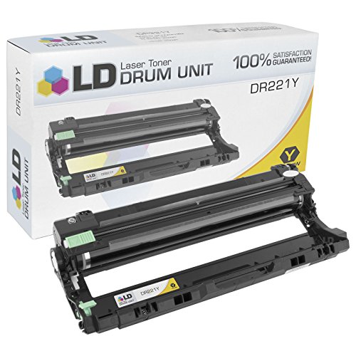 LD  Compatible Brother DR221 Yellow Drum Unit for DCP 9020CDN, HL 3140CW, 3150CDN, 3170CDW, 3180CDW, MFC 9130CW, 9330CDW, 9340CDW