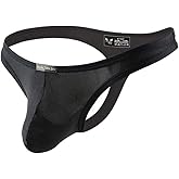 Azcode Mens T-Back Thongs Sexy Low Rise G-String Briefs Bulge Pouch Underwear