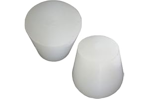 UP100 2pcs 3# -11# Silicone Plug Without Hole for Airlock Valve Bubbler Brew Wine Food Grade Silicone Rubber Stopper (9#)