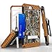 Apple iPhone 7 Plus Case - [Real Tree Camo] Premium Tri-Shield [Impact Resistant] Rugged Armor Kickstand Belt Clip Holster Combo Cover and Atom LED