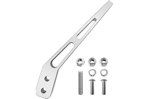 WMJNH 10 Inch Bent Shifter Handle Lever Fits for Tremec T56 T5 T45 Hurst Mustang，Sturdy Aluminum Shifter Handle Lever