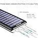 Solar Charger KEDRON 22000mAh Power Bank Portable charger with 2 Port Input & 3 Usb Output External Battery Pack for iPhone, iPad and Samsung Galaxy and More