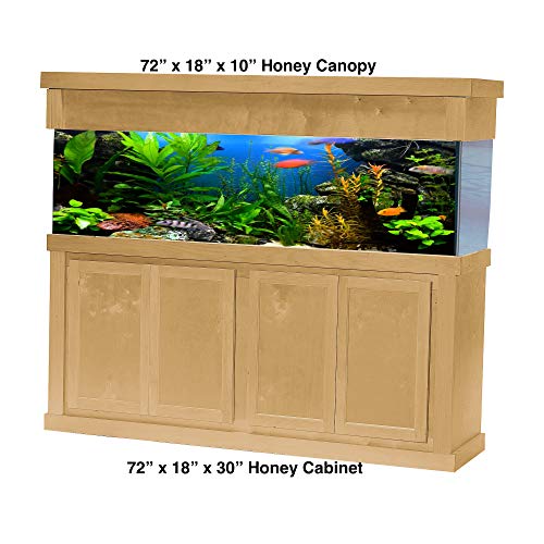 RJ ENTERPRISES Birch Modern 72″X24″ White 32″ Tall Aquarium Stand fits180/225 Gal & Birch Modern 72″X24″ White 10″ Tall Canopy fits180/225 Gal(Tank NOT Included)