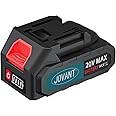 jovant 20V 4.0Ah Battery, 4.0A Lithium Battery for Power Tools, Rechargeable Li-ion Battery Compatible Chainsaw & Nail Gun (1Pack) (Charger Not Included)